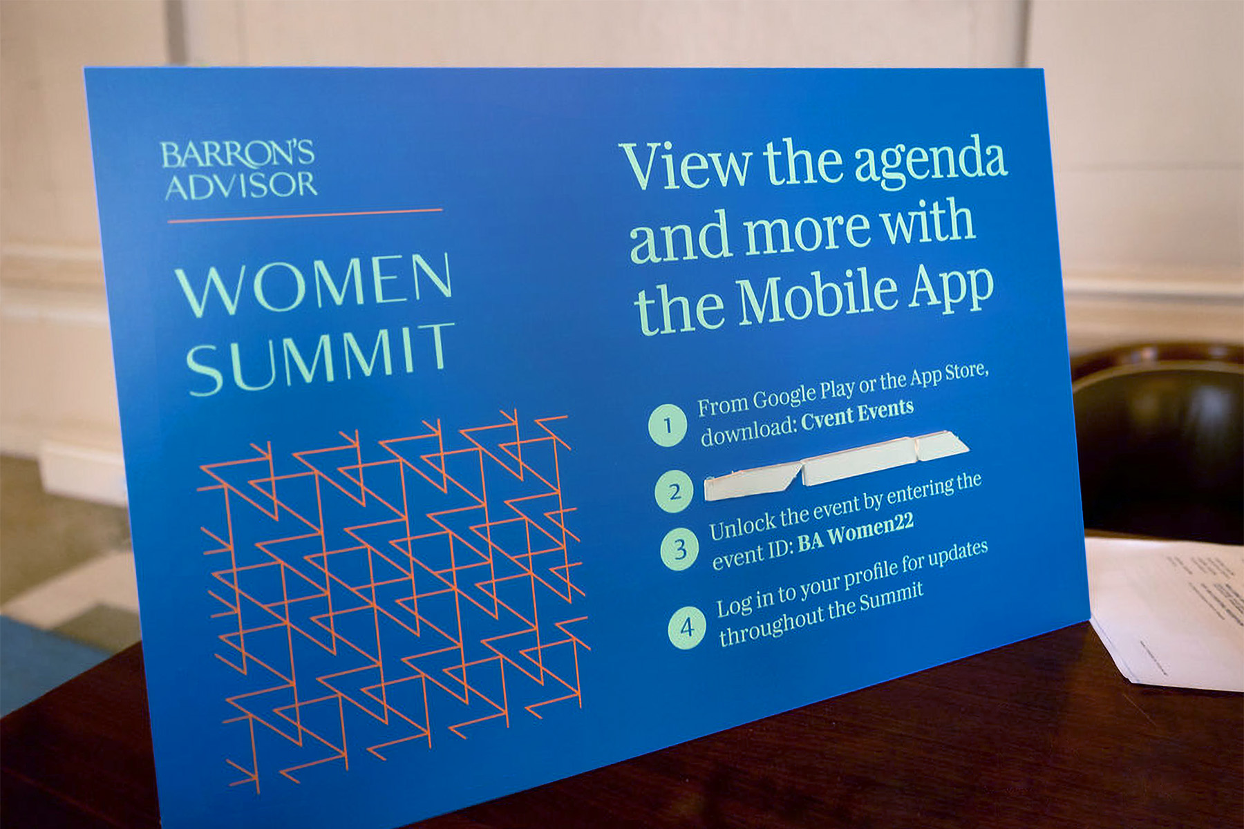 Barron’s Advisor Summits brand identities