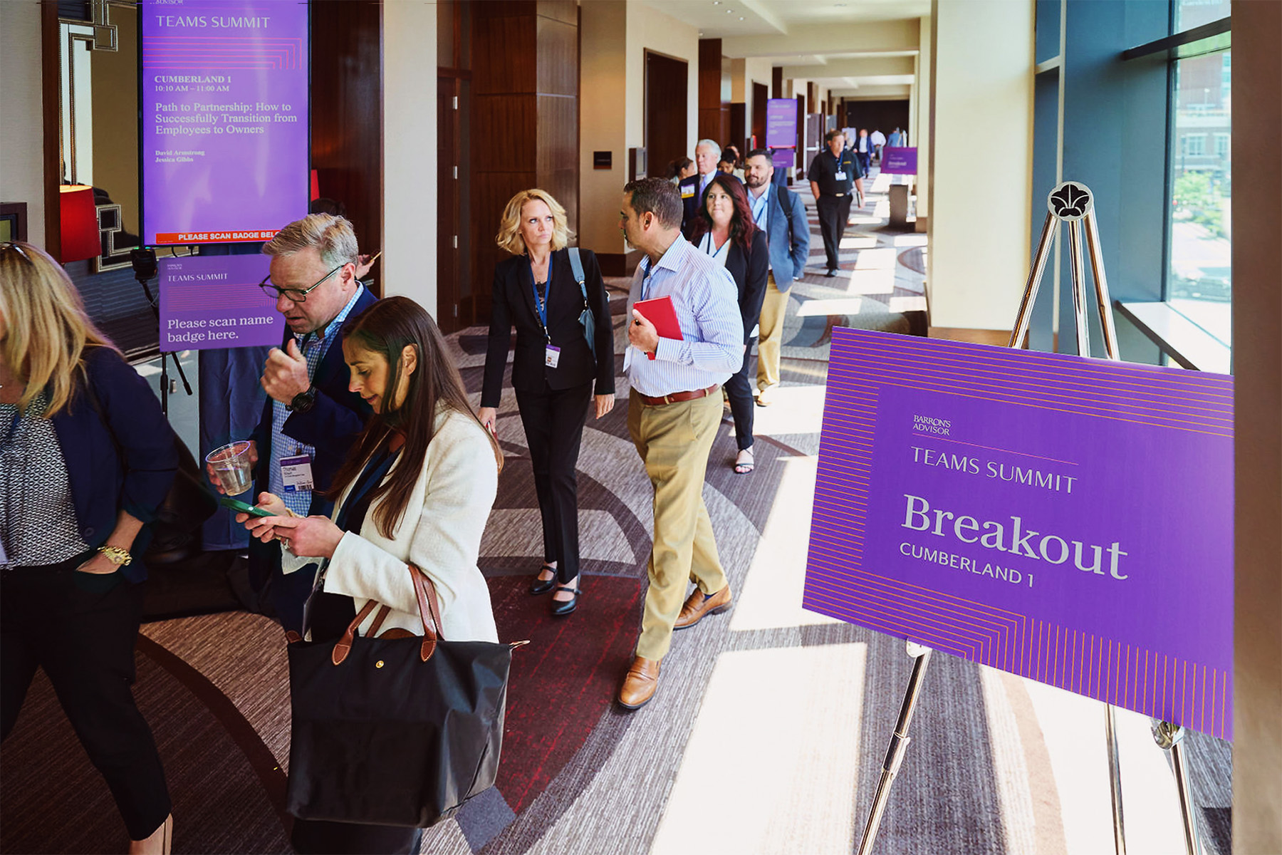 Barron’s Advisor Summits brand identities