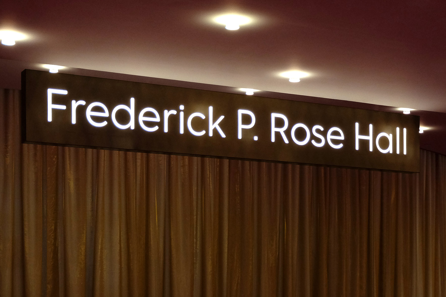 Jazz at Lincoln Center signage