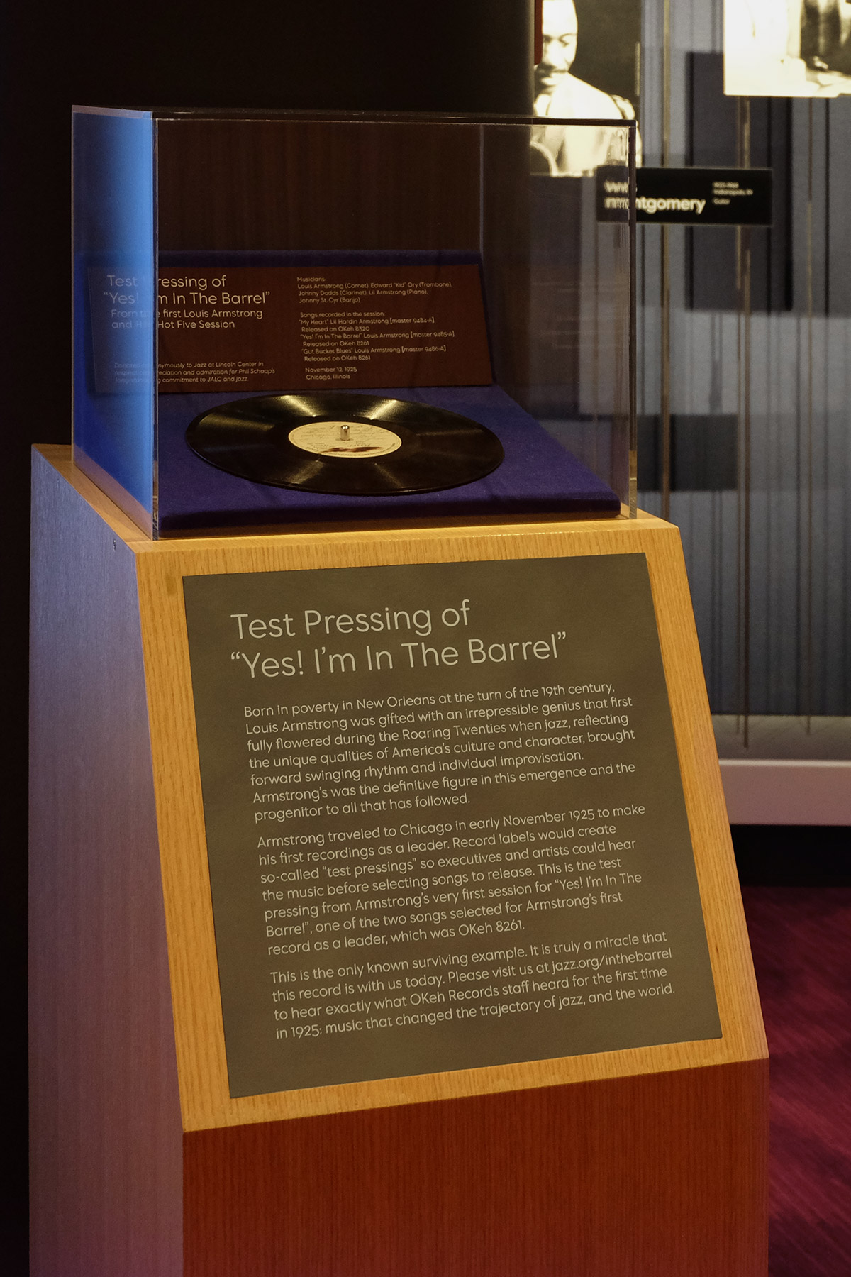 Jazz at Lincoln Center signage