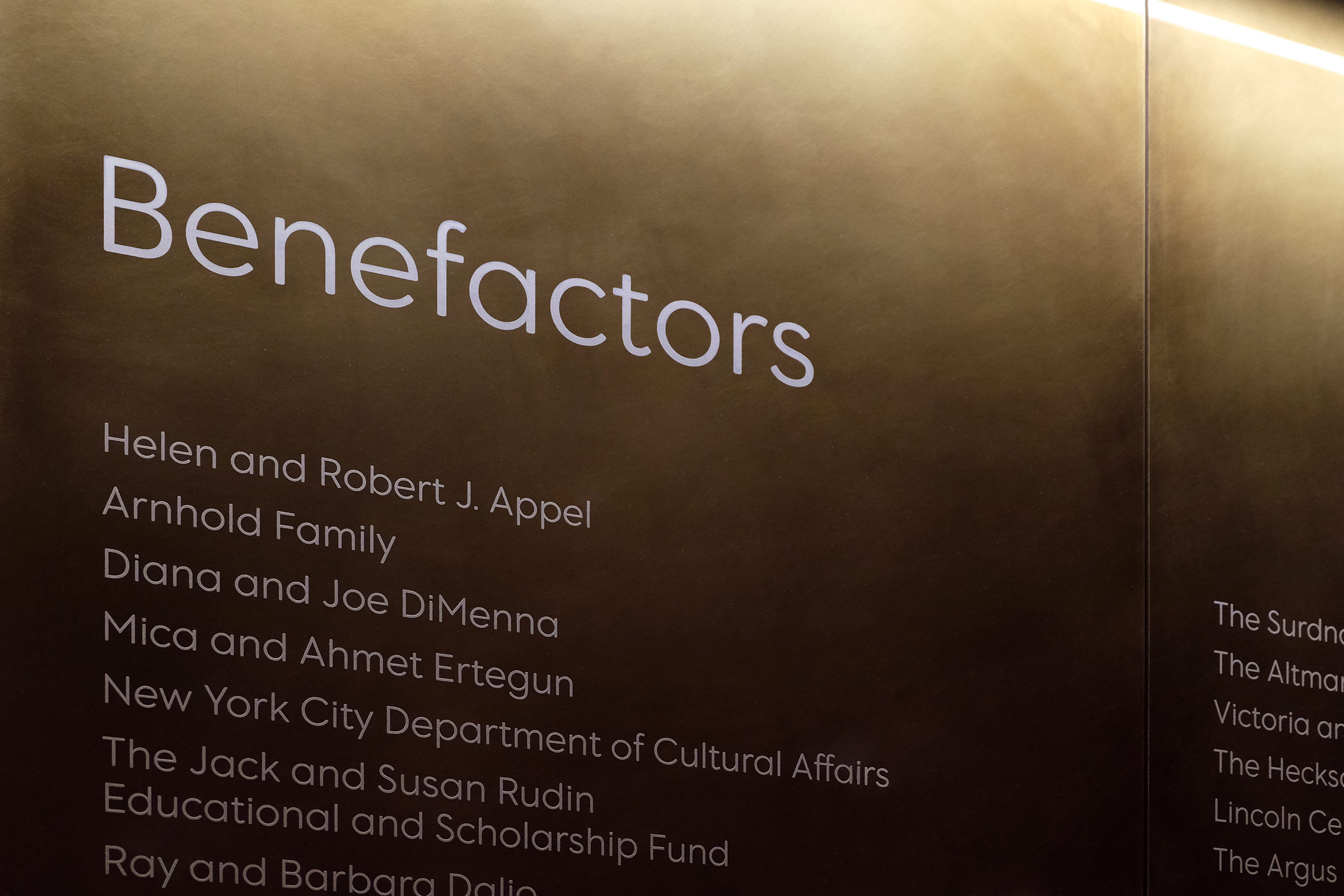 Jazz at Lincoln Center signage