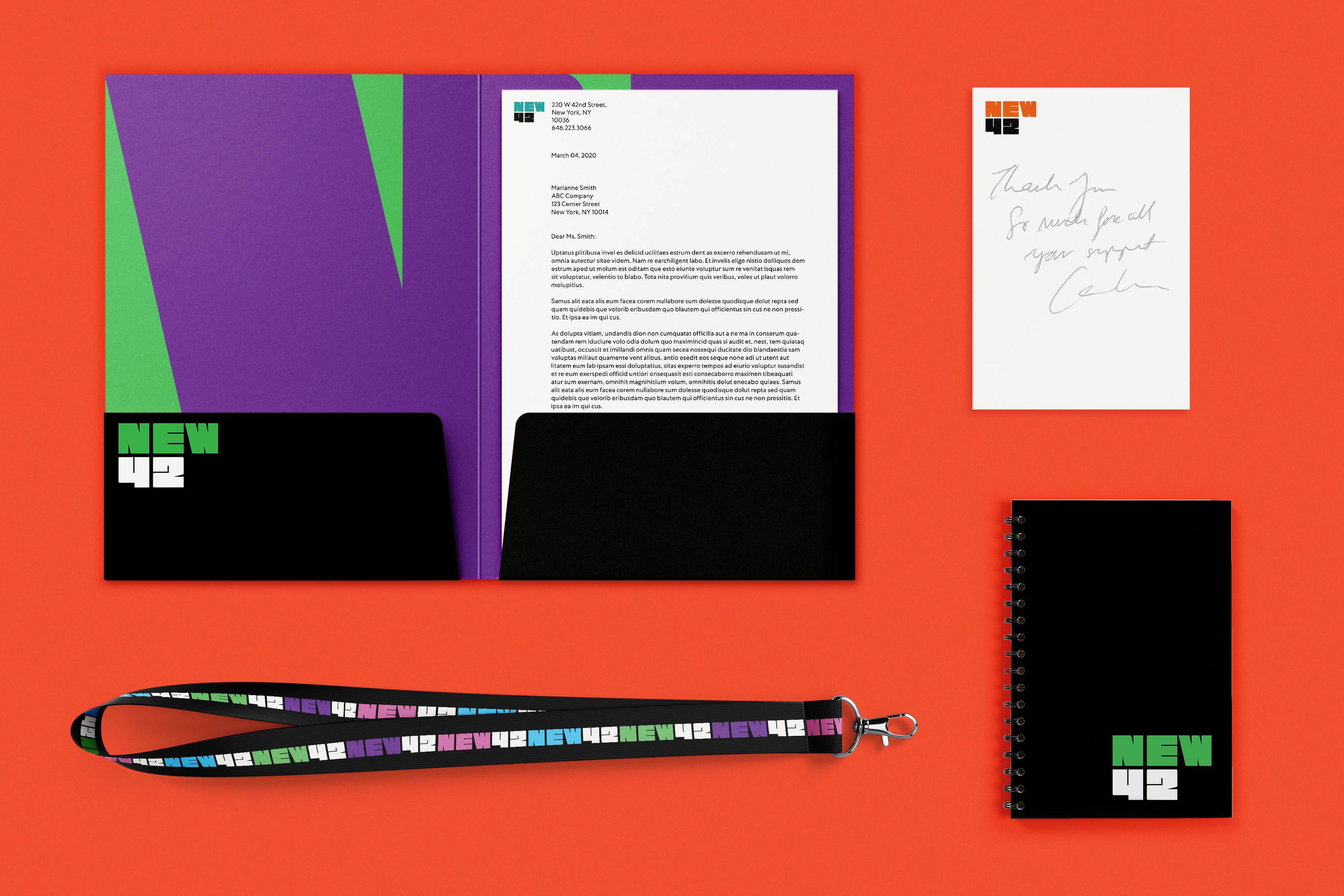 New 42 brand identity