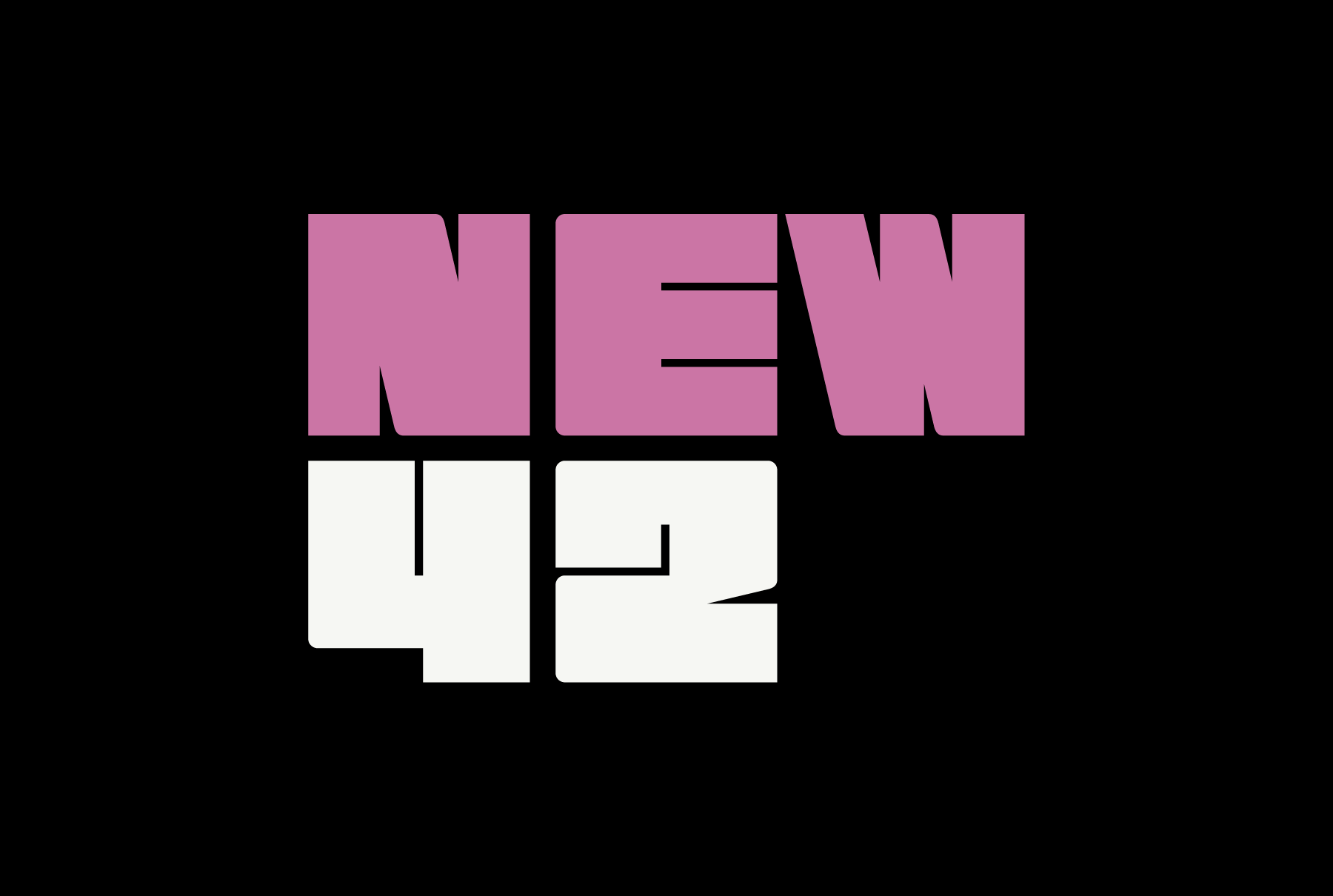 New 42 brand identity