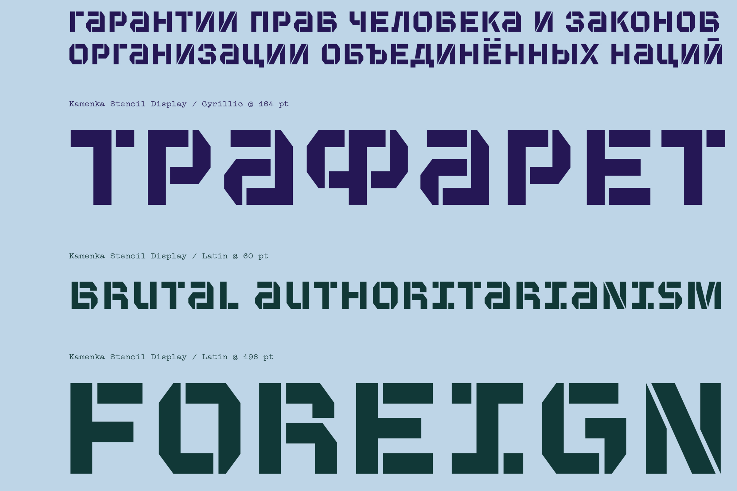 Typefaces